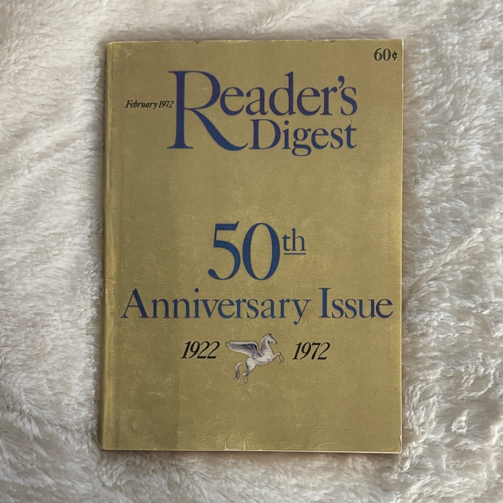 Reader's Digest 50th Anniversary Issue Gold Cover